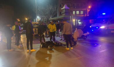 Akşam üzeri Milas’ta korkutan kaza: Motosiklet sürücüsü yaralandı