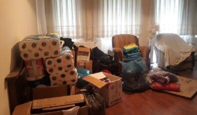 Milas Belediyesi’nin topladığı yardımlar, Belediye görevlisinin evinde bulundu