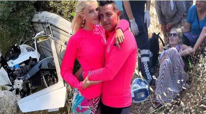 Milas’taki Cayrokopter kazasında Yaralanan kişi ünlü şarkıcı Mustafa Sandal’ın eşi çıktı