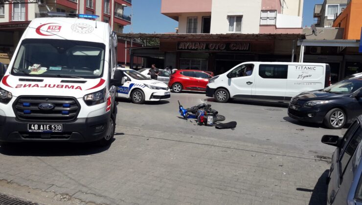 Milas’ta Trafik Kazası: Motosiklet Sürücüsü Hafif Yaralandı