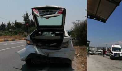 Milas’ta Trafik Kazası: Baba-Oğul Yaralandı