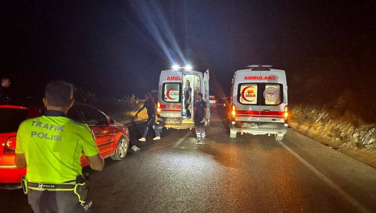 Milas Karakaya Mevkiinde Zincirleme Kaza, 6 Kişi Yaralandı