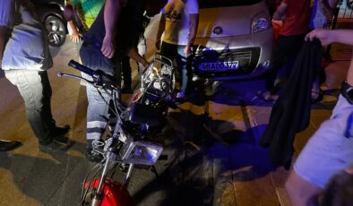 Cumhuriyet Mahallesi’nde Feci Kaza Motosiklet Sürücüsü Genç Ağır Yaralandı