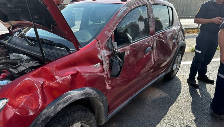Milas’ta Otomobil Takla Attı: Sürücü Yaralandı