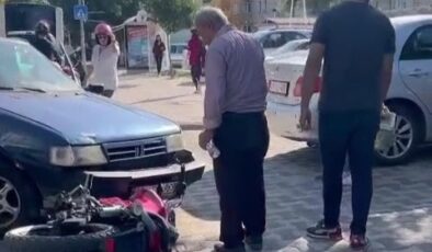 Milas’ta Motosiklet ve Otomobil Çarpıştı: Sürücü Hafif Yaralandı