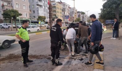 Milas’ta Feci Motosiklet Kazası 2 Kişi Yaralandı