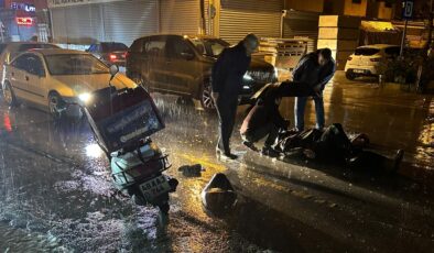 Milas’ta Yağışlı Havada Motosiklet Kazası: Sürücü Hafif Yaralandı