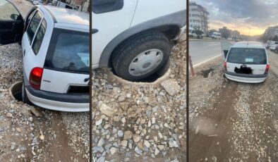 Milas’ta Açık Rögar Tehlikesi: Otomobil Hasar Gördü, Sürücüler Tedbir Çağrısında Bulunuyor