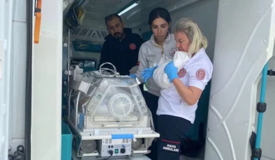 Ambulans Uçak Kalp Sorunu Olan Bebek İçin Milas’tan Havalandı