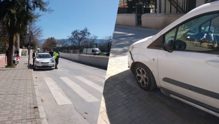Milas’ta Karşıdan Karşıya Geçmeye Çalışan Öğrenciye Otomobil Çarptı