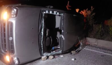 Milas’ta Kontrolden Çıkan Araç Takla Attı: Sürücü Ağır Yaralandı