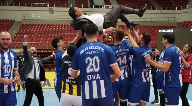 Milas Voleybol Takımı, Türkiye’nin En üst Düzey Voleybol Ligi Olan Efeler Ligi’ne Yükseldi