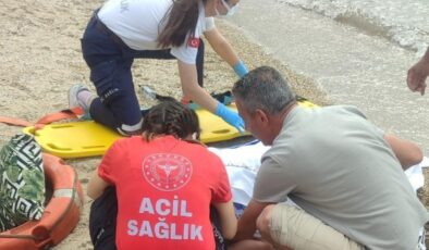 Milas’ta Kahraman Vatandaşlar Boğulmak Üzere Olan Kadını Kurtardı