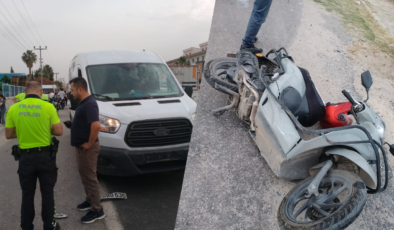 Milas’ta Minibüs ile Motosiklet Çarpıştı: 1 Kişi Ağır Yaralandı