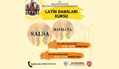 Milas Belediyesi’nden Latin Dansları Kursu: Salsa ve Bachata Rüzgarı!